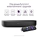 Roku Streambar | 4K HDR Streaming Device & Premium Roku Soundbar All In One, Roku Voice Remote, Free & Live TV, Black