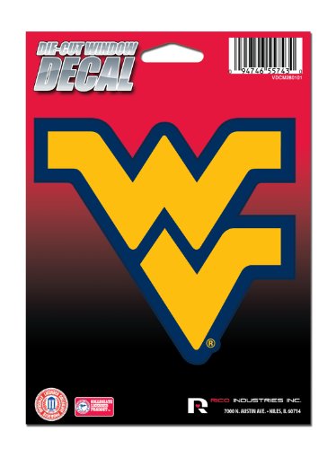 Rico Industries NCAA West Virginia Mountaineers Die Cut Vinyl Decal