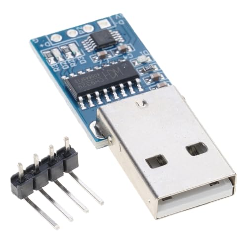 Psdndeww Adaptador De Interfaz Serie USB Módulo CH9329 para Formato De Datos Múltiples para Adquisición De Datos Y Automatización Módulo De Comunicación Serie USB