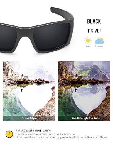 Image of BLAZERBUCK Anti-salt Polarized Replacement Lenses for Oakley Fuel Cell OO9096 Sunglass