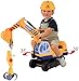 Produktbild Smibie Bagger | Sitzbagger mit Helm und Zwei Grabs , Kinderfahrzeug zum Draufsitzen für Kinder ab 3 Jahre