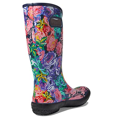 Bogs Women's Rainboot Garden Rain Shoe, Rose Multi, 9 #TOP4