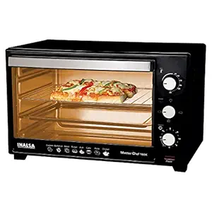 Inalsa Oven MasterChef 16BK OTG (16 Liters) with Temperature Selection-1300W, 4-Stage Heat Selection, Inc