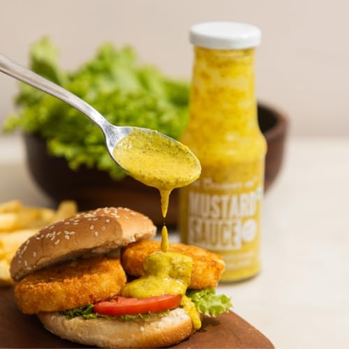 The Gourmet Jar Saucy Squad 885 g| 100% Natural & No Preservatives| Ketchup & Mustard Combo| Low Calorie| Pack of 4