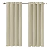 Deconovo Super Soft Window Treatment Thermal Insulated Eyelet Blackout Curtains...