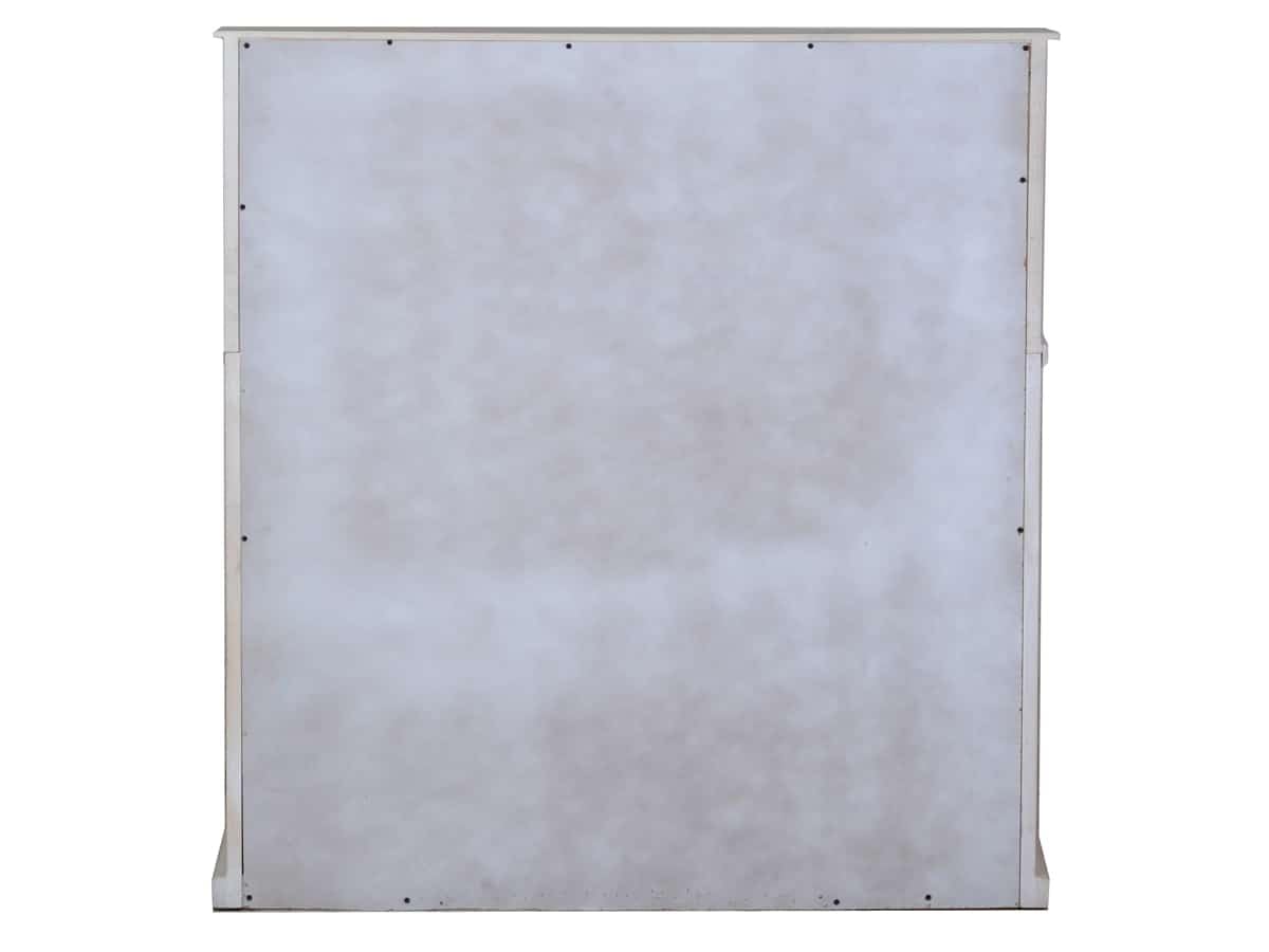 Sekretär Old White 124x125x58 cm Mexico Möbel Landhausstil Massivholz Pinie Weiß