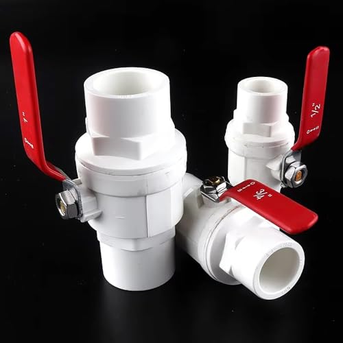 Vanne de plomberie blanche en PVC 90mm avec mécanisme de contrôle durable - 6