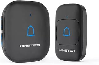 Himster Wireless Doorbell, Waterproof Door Bell Chime Kit Alarm for Home at Upto 1000 Feet Range Operating with 56 Melodie... Price In India