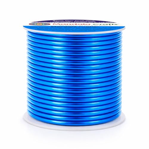 Image of Mandala Crafts 12 Gauge Bondi Blue Anodized Aluminum Craft Wire, 60 FT | Colored, Flexible, Bendable, for Bonsai, Armature, Sculpting, Wire Wrapping, Jewelry Making, Weather & Tarnish Resistant