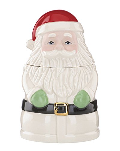 Lenox Santa Treat Jar, Ivory