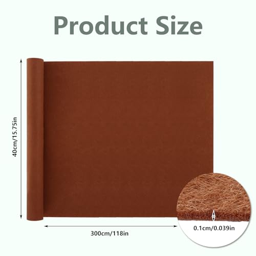 Feuille de feutre polyester marron pour décorations de Noël et DIY