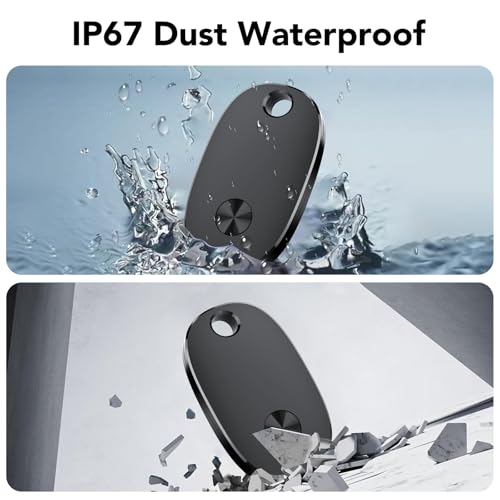 Air Tracker Tags-4 Pack, Bluetooth Tracker Works with Apple Find My APP (iOS Only), Keys Finder and Item Locator for Luggage, Backpack, Suitcases, Replaceable Battery, IP67 Waterproof Tracking Tag - Thumbnail 7