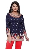 Maple Clothing Kurti Tunic Top Printed Womens Blouse Indian Clothes