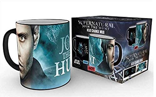 GB Eye Supernatural, Sam and Dean Symbol, Heat Changing Mug, Ceramic, Various, 15 x 10 x 9 cm