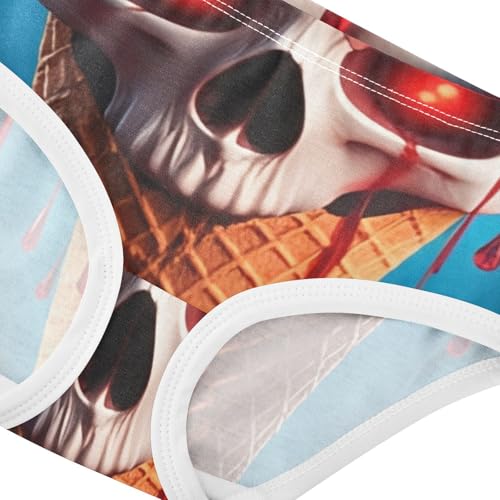 Animals Toddler Underwear Floral 2t Cotton Little Girl Panties Funny Ice Cream Cone Skull Undies Kids Briefs4