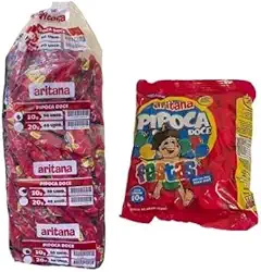 Fardo de Mini Pipoca Doce c/ 50 un de 10gr Aritana festas