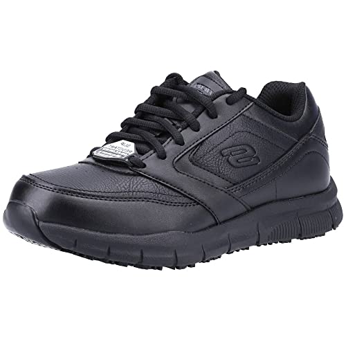 Skechers NAMPA WYOLA, Zapatillas para Mujer, Black Synthetic (pu), 41 EU