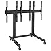 Chief LVM3X1UP Fusion Portrait Video Wall Cart, 3" x 1" Size