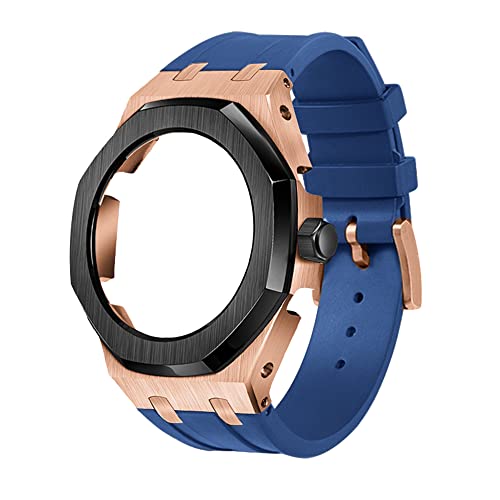 �V��4����GA2100 GA2110 ���o�[�X�g���b�v�A�X�e�����X�X�`�[�����^���P�[�X�A���[�Y�S�[���h�u���b�N�X�g���b�v�A�����c�[��(Blue)