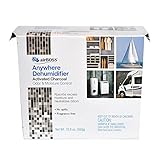 airBoss Anywhere Dehumidifier with Activated Charcoal for Moisture Control and Odor Control, Fragrance-Free, 10.6 Oz