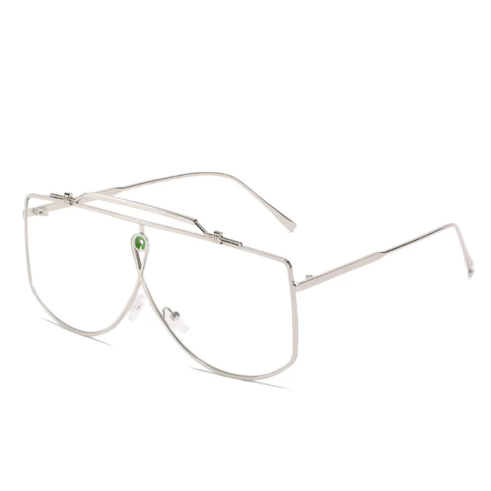 Gafas de sol de gran tamaño para hombre y mujer, moda UV400, estilo vintage.