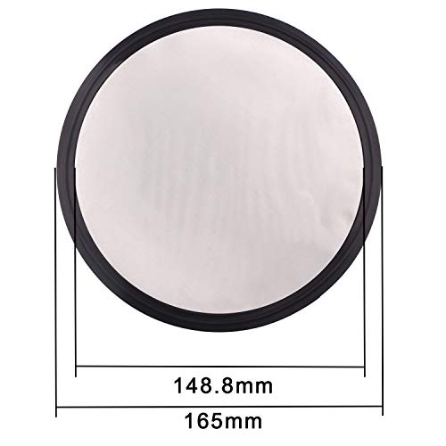 Image of DERNORD 6 inch Sanitary Gasket FKM w /Stainless Screen - Tri Clamp Clover (2500 Mesh)