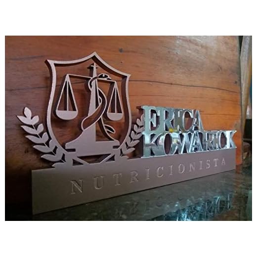 Placa Profissão Nutricionista