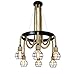 Produktbild Pendelleuchte Retro E27 Hängeleuchte Industrielle Kasserolle Kronleuchter Kreativ Design Metall und Seil Für Restaurant Wohnzimmer Tisch Bar Hotel 6-Flammig Ø78CM[Energieklasse A++]