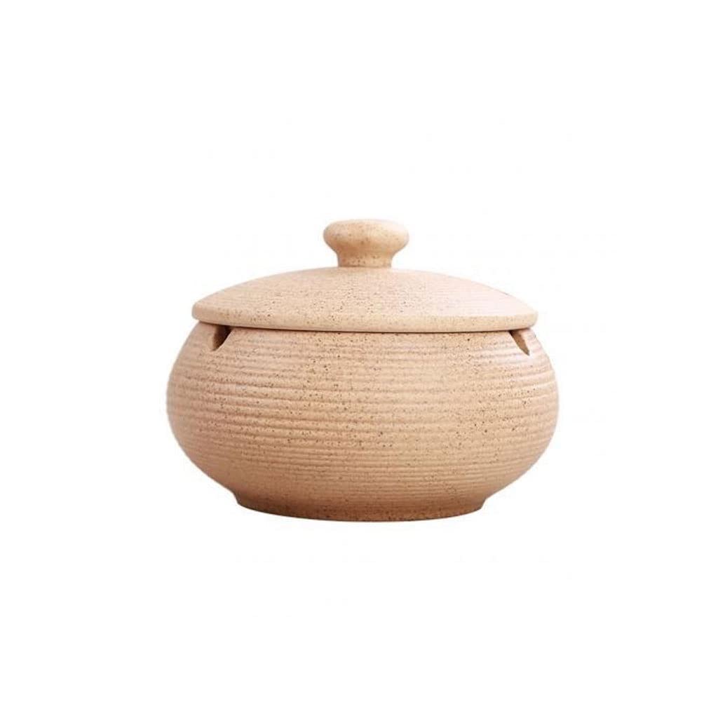 Ashtray Ceramic Round Ash Tray Cigarettes Holder Pot Cigarettes Holder