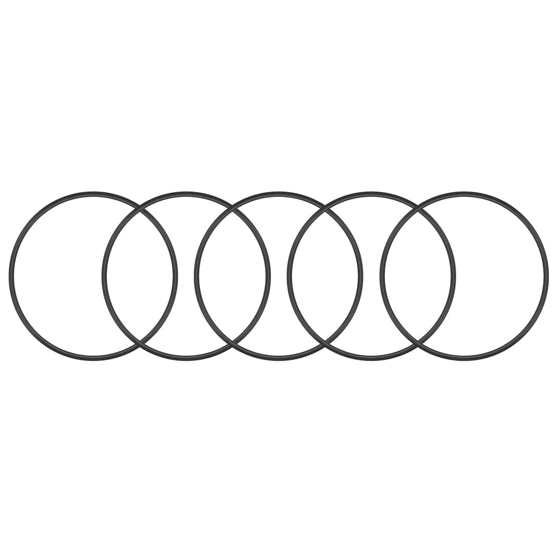 TA-VIGOR O-Rings 15Pcs 75mm OD 68mm ID 3.5mm Width Metric Sealing Gaskets