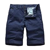 Herren Sommer im Freien beiläufige lose Drucken Baumwolle Overalls Strand Shorts Hosen Outdoor Print Washing Sportswear Beach Shorts Khaki Grau Orange Dunkelblau 28 29 30 31 32 34 36 38