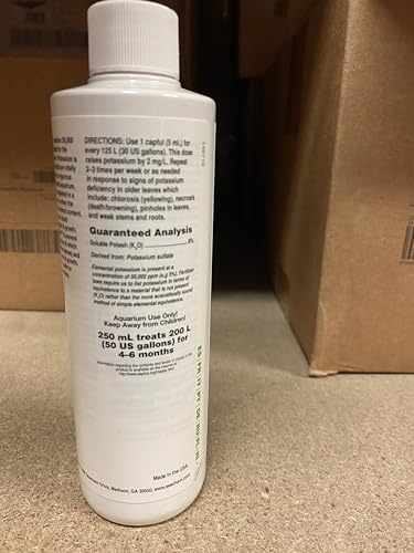 Seachem Flourish Potassium - fonte de potássio essencial para as plantas aquáticas - 250ml