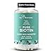 BIOTIN 5000 mcg - Healthier Hair Growth, Stronger Nails, Glowing Skin - 120 Vegetarian Soft Capsules