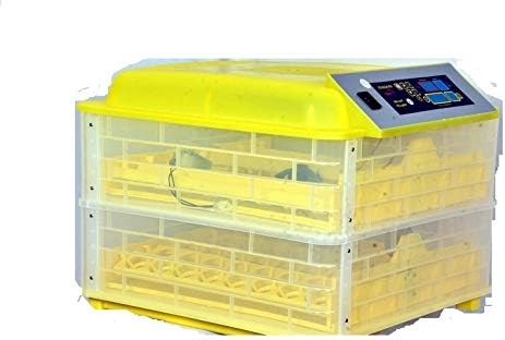 RE 96 Digital Clear Hatcher Automatic Turning Temperature Control Egg Incubator (Yellow)
