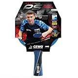 GEWO PS Blast Carbon Tischtennisschläger - ITTF genehmigter Profi-Tischtennisschläger, Carbon-Schläger mit schnellem Belag GEWO Return Pro und hohen Rotationseigenschaften, konkav, 1,8mm Schwamm