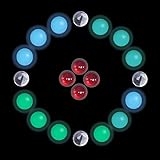 20PCS Quartz Balls 6mm Color Mixing Glow Quartz Banger - Round Bottom Dab Accessories for Jewelry Making Beads Supplies Pearls Beads Decorative Cap Beads for Crafting Design(6mm 20PCS)