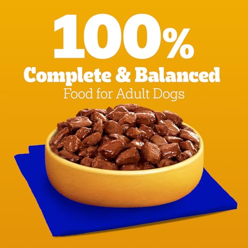 PEDIGREE CHOPPED Ground Adult Soft Wet Dog Food – Filet Mignon Beef Flavour – With Beef - 12x 375g (13 oz) Cans image 8