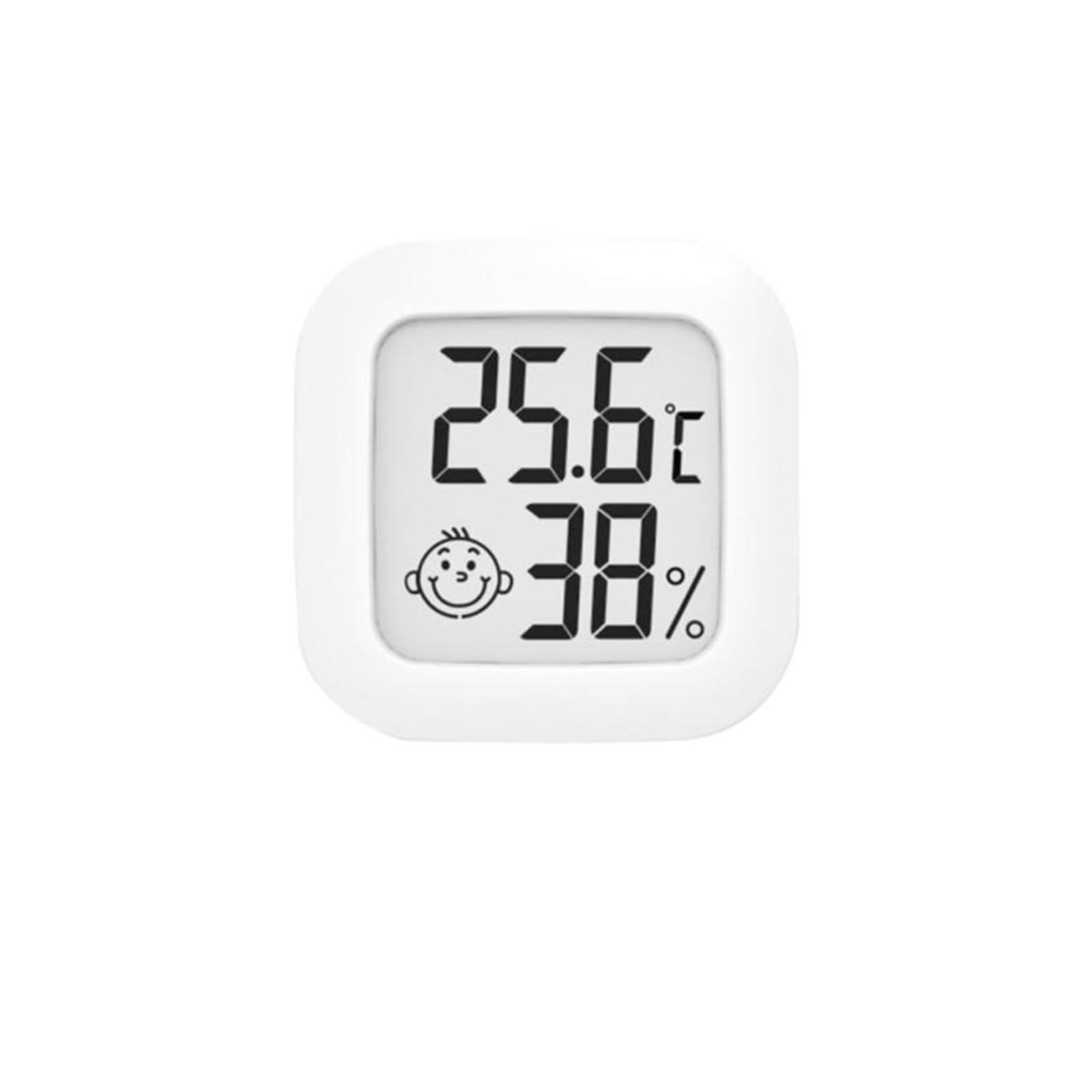 Termohigrómetro Digital electrónico para Interiores, Mini termómetro higrómetro con Pantalla LCD, medidor de Temperatura y Humedad, estación meteorológica