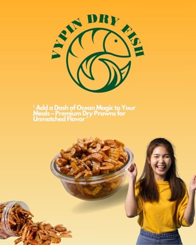 Image of Vypin Dry Fish Premium Large Dried Prawns, Machine Processed, Ready to Cook, 150g