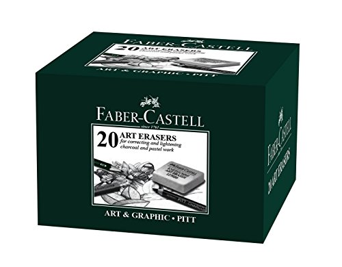 Image of Faber-Castell Art Eraser - Pack of 20 (Grey)