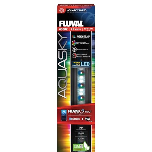 Fluval - Fluval Aquasky 3.0 LED Aquarium Lighting with WiFi & Bluetooth, 25W