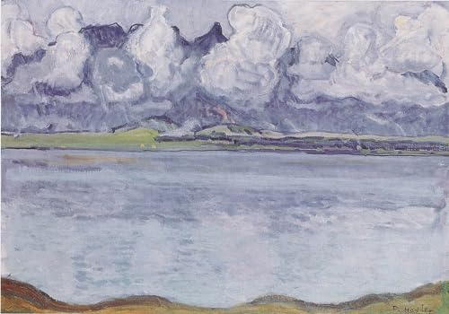 Tableau Toile Lac de Thoune Ferdinand Hodler 60x90cm SERENDIPITP