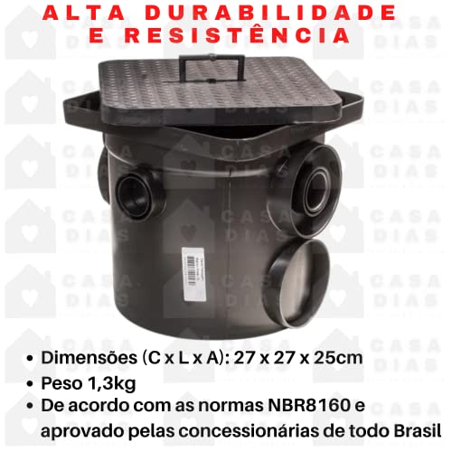 Caixa Passagem 250 X 225 X 75 Mallton