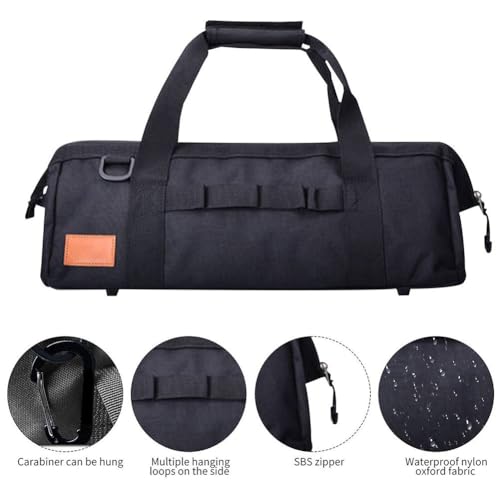 Sac de travail robuste en toile avec poches pour électricien