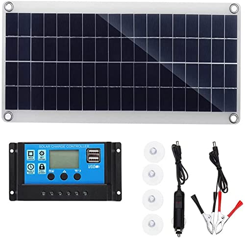 Tragbares Solar Ladegert Solar Penel 300W 18V Flexibles Solarpanel Biegsames Wasserfestes-solarmodul Solar Laderegler Solarpenel Für Wohnmobil, Auto, Camping,10A Controller Cover