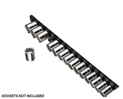 Image of ARES 70086 1 /2-In Black Socket Rail