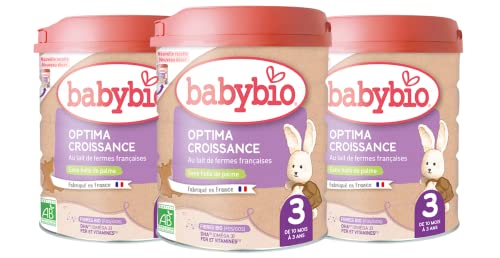 Babybio  Babybio - Lait Infantile - Optima 3ème Âge avec Fibres - 800g - dès 10 code EAN 3288137581334 
