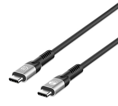 Câble USB4 Manhattan premium avec puce E-Mark pour un signal vidéo 8K pur