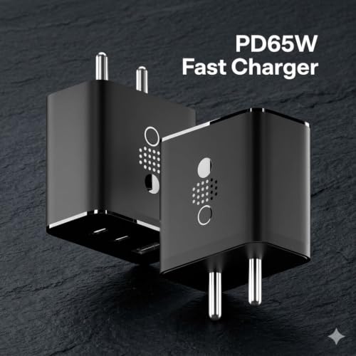 Image of Scalebee 65W GaN Fast Charger 3-Port Type C Wall Charger Power Adapter (2 USB-C & 1 USB-A) PD 3.0 Compact Travel Charging Station for MacBook Pro /Air, iPhone 15 /14 /13, iPad, Samsung, Laptops