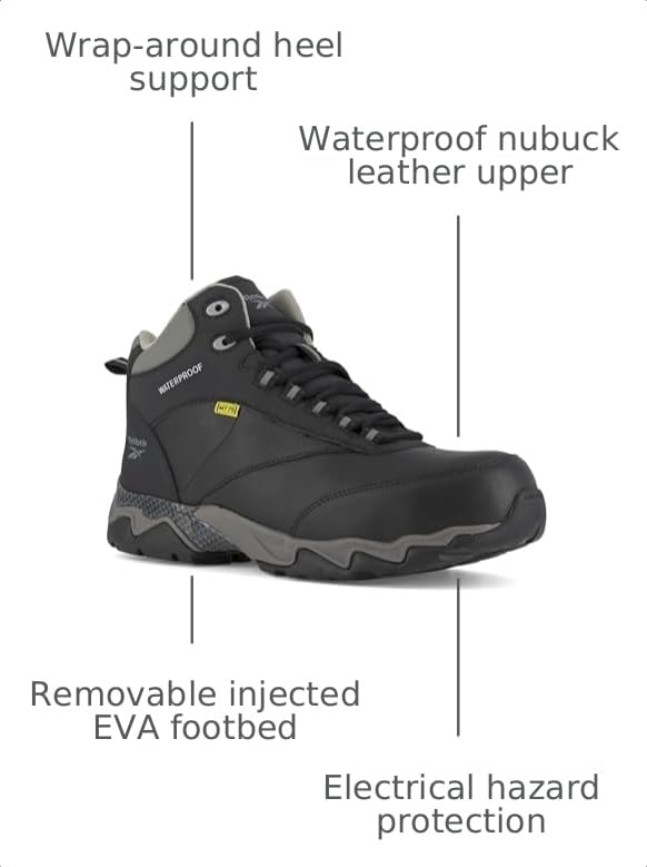 Image of Reebok Men's Work Beamer Hiker Boots